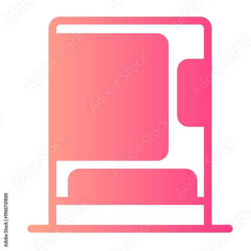 vending machine gradient icon
