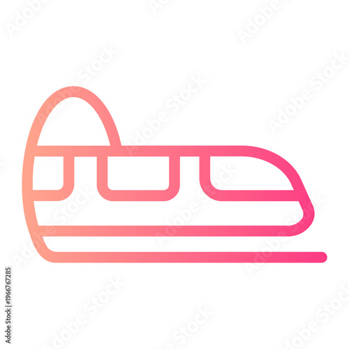 train gradient icon