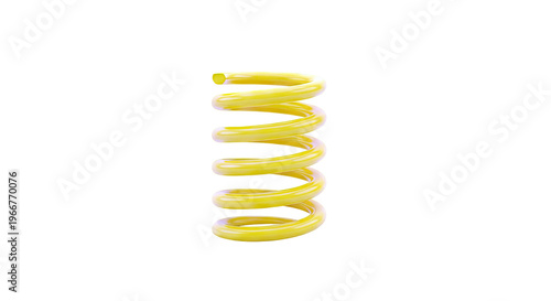 Yellow Coil Spring