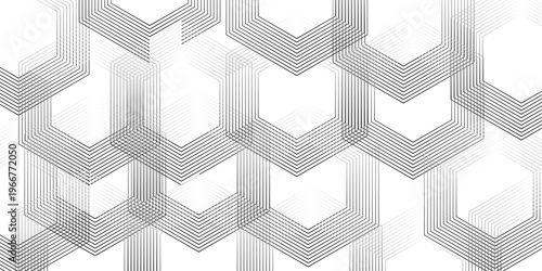 Abstract gradient color strips geometric lines on white background with luxury shapes motion strip. Modern pattern elegant digital line template background.