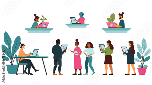 A minimalist illustration of a teal bath tub with a black silhouette of a person inside, evoking a sense of relaxation and serenity.