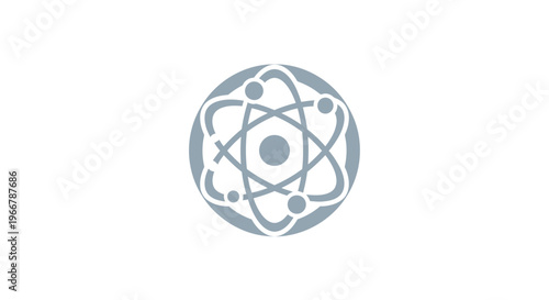 Abstract Atom Model Icon