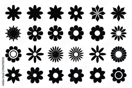 Intricate geometric patterns composed of repeating snowflake-like star shapes