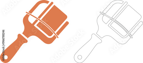 Orange and outline cheese slicer kitchen utensil tool