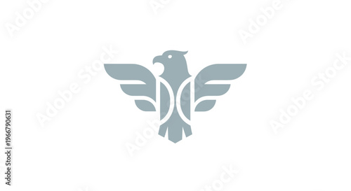 Modern eagle logo design