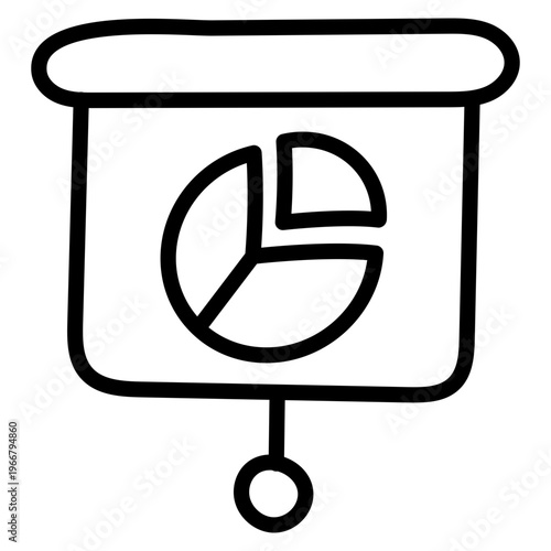 Premium download icon of business presentation