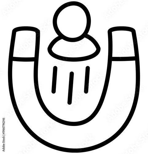 Perfect style icon of attract customer