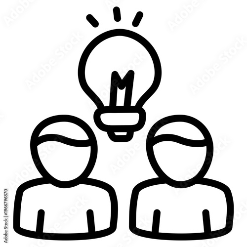 An eye catching style icon of creative team 