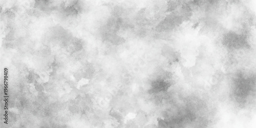 Abstract grunge grey shades watercolor background. Hand painted white watercolor background. Blotches of gray paint with watercolor paper texture grunge, Concrete old and grainy wall white color grung