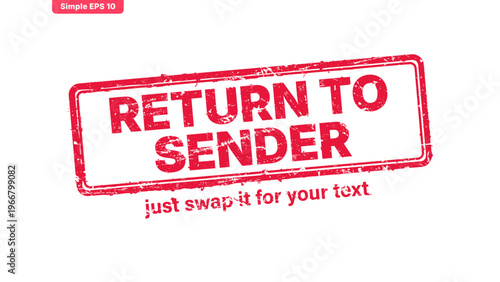 official stamp label red rubber stamp vector with distressed ink texture and clean frame, built for packaging, shipping labels, office paperwork, certification workflows, and commercial branding use.