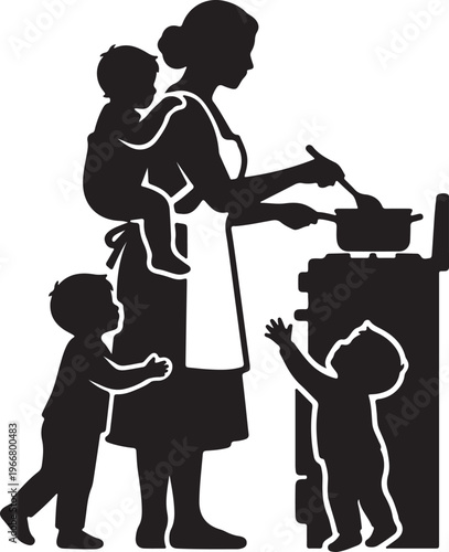 Labour Day Silhouette Collection, Worker Vector Art, Hardworking Professional Black Graphics, May Day Logo Design Elements