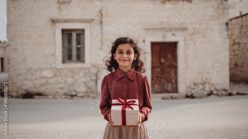 curious child is captivated by toy coming to life on screen of smartphone