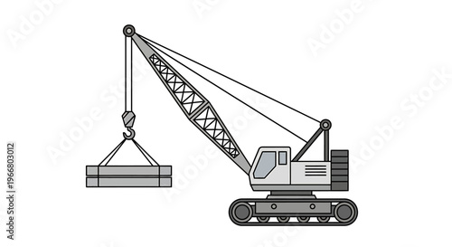 Heavy Industry Construction Crane Machine.