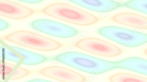 Abstract, patterned background with layered, blurred shapes and a diamond-like shape overlay