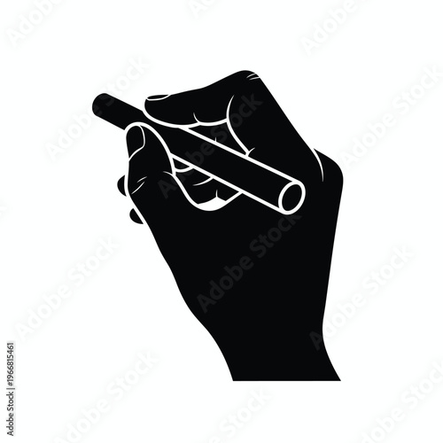 Hand drawn vector illustration of a black and white shirt and leather belt for fashion design