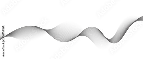White background with black waves. EPS10