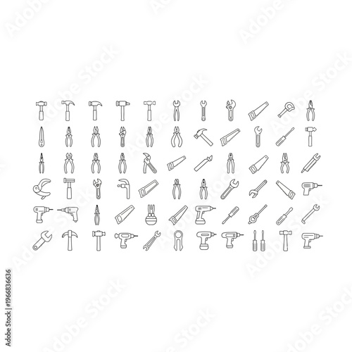 A close up of a bunch of keys Vector
