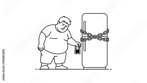 Man pouring drink from a large beverage container Vector