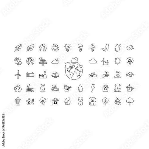 A collection of various mathematical symbols Vector