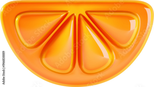 3d Jelly Orange