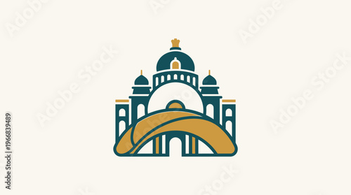 Stylized Architectural Building Logo Design