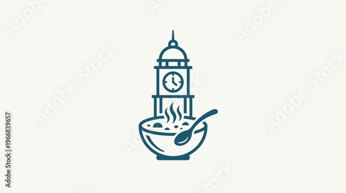 Clock Tower Soup Logo Design