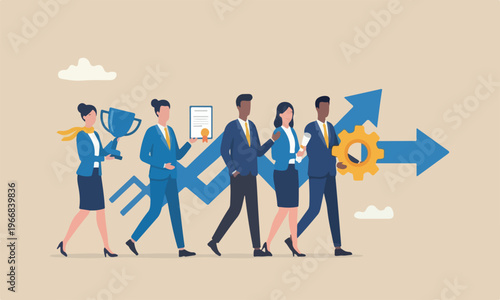 yourself concept businessman asking himself for answer with question mark