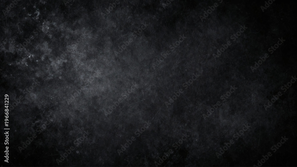Naklejka premium Dark Grunge Texture Background with Light Rays Dusty Abstract Surface