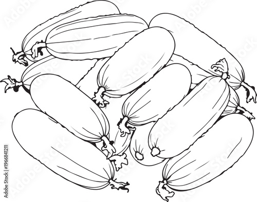 A bountiful harvest of fresh, organic zucchini piled together, showcasing healthy farm produce ready for cooking and nutritious meals, perfect for garden enthusiasts