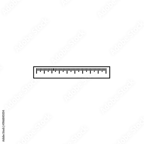A ruler with inches and centimeters marked on it
