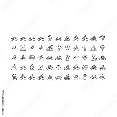 A collection of various mathematical and musical symbols