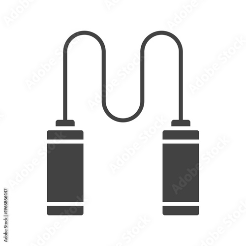 Jump Ropeicon vector image. Suitable for mobile apps, web apps and print media.
