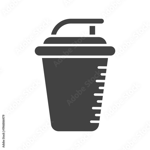 Protein Shakericon vector image. Suitable for mobile apps, web apps and print media.