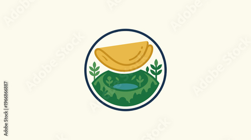 Flat Design of a Symbolic Emblem or Seal