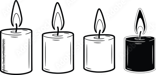 Collection of black restroom and accessibility signage icons displayed neatly