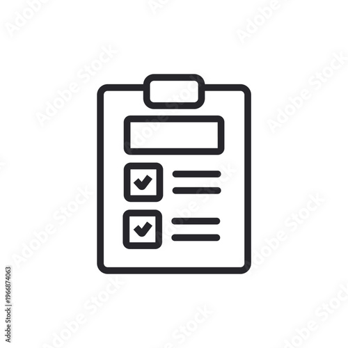 poll icons set outline and Flat Style,transparent background