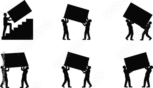 Abstract glitch effect of person walking in gym interior, motion distortion, double exposure movement, modern fitness background with dynamic layered blur