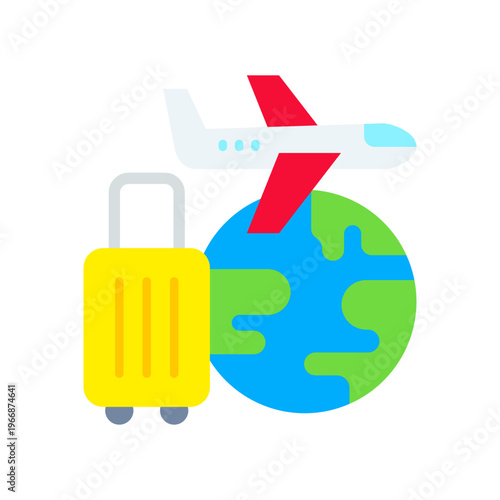 Tourism flat icon