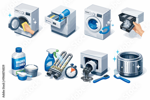 Washing machine maintenance: cleaner, filter, detergent, drum care guide
