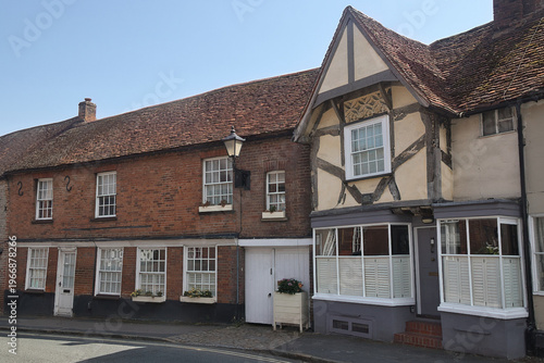 Terraced houses in a conservation area, Chesham, Buckinghamshire, England