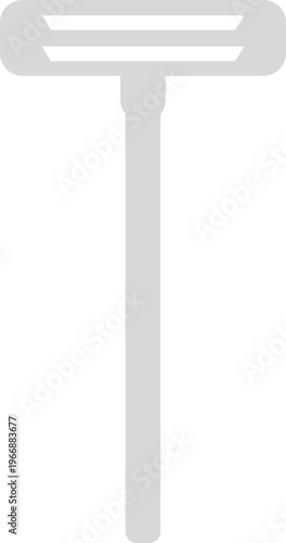 Minimal Shaving Razor Illustration