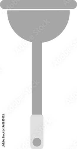 Minimal Toilet Plunger Illustration