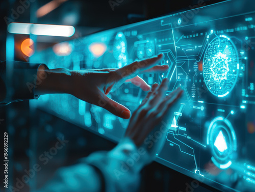 Futuristic Interface Interaction 