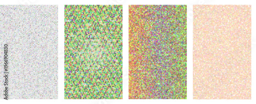 Microscopic view of tissue samples with cell differentiation and staining Vector
