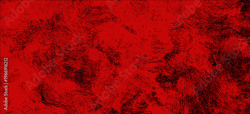 Red and Black Grunge Texture Background - Bold red distressed grunge texture with black scratches, ideal for dramatic posters, edgy designs, and dark backgrounds