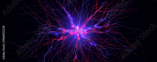 Blood Vessel Vein Wireframe Background, Micro Vascular Veins Lines Structure, Cardio Surgery Medicine Concept. Medical Endovascular Neurovascular Science Therapy Graphic. Vector Illustration.