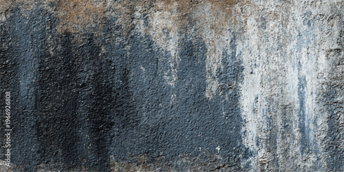 A vintage backdrop featuring aged paper texture layered over a rough grey stone wall with a dirty grunge surface and antique textured pattern