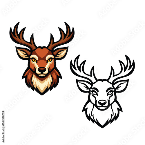 ANIMAL HEAD MASCOT - DEER