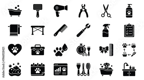 Pet Grooming Tools and Supplies Collection