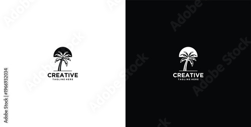 travel agency logo design that focuses on luxury travel, beaches, adventure, family